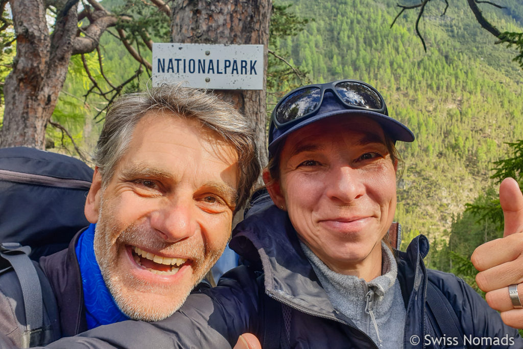 Marcel und Reni im Schweizer Nationalpark