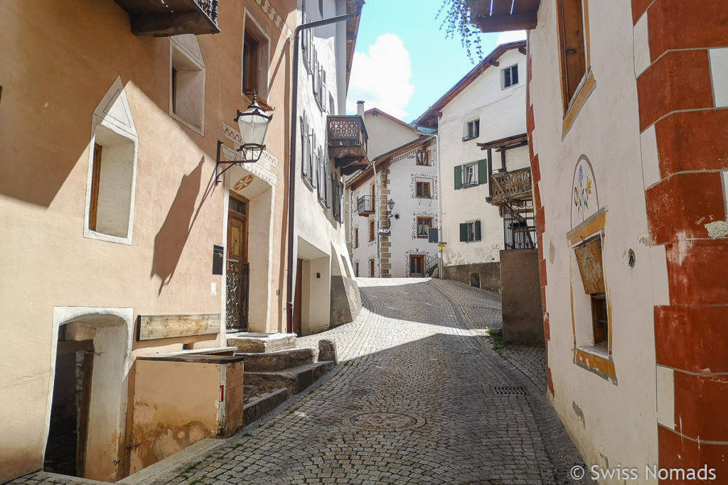 Strasse in Sta Maria im Münstertal