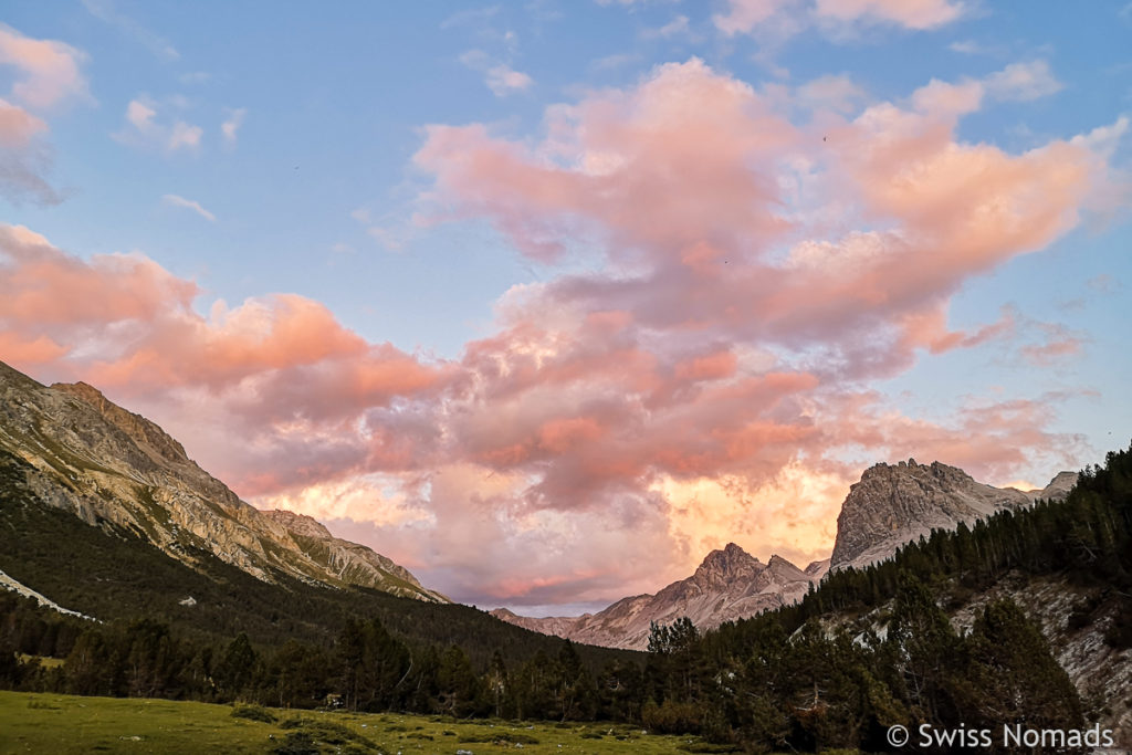 Abendstimmung im Val Mora