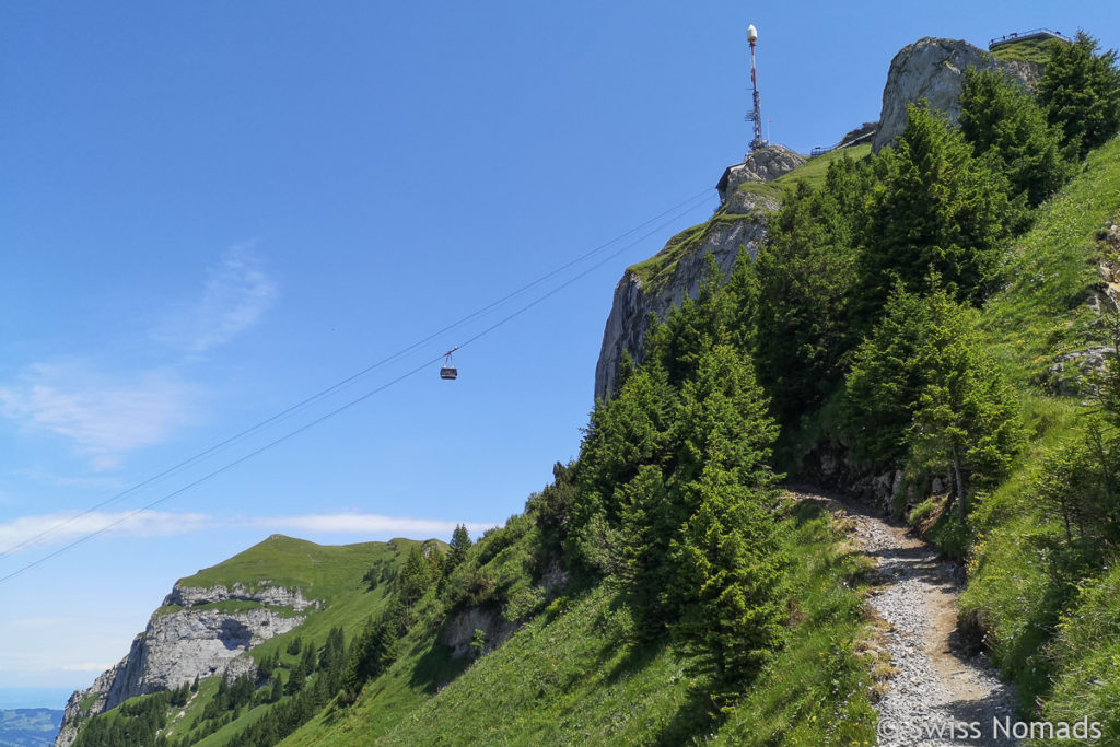 Seilbahn auf den Hohen Kasten