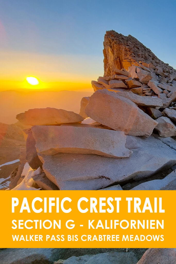 Pacific Crest Trail Section G in Kalifornien