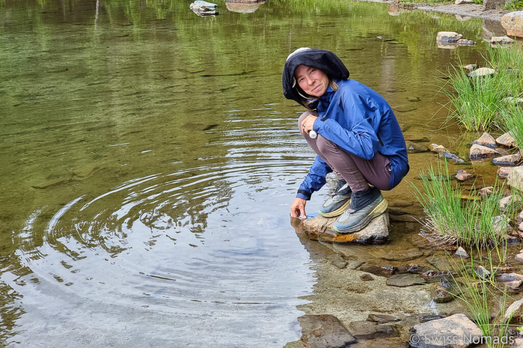 Reni am Anderson Lake in Washington