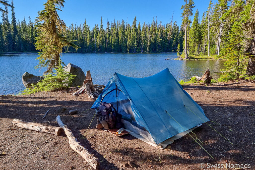 Campingplatz am See in Oregon