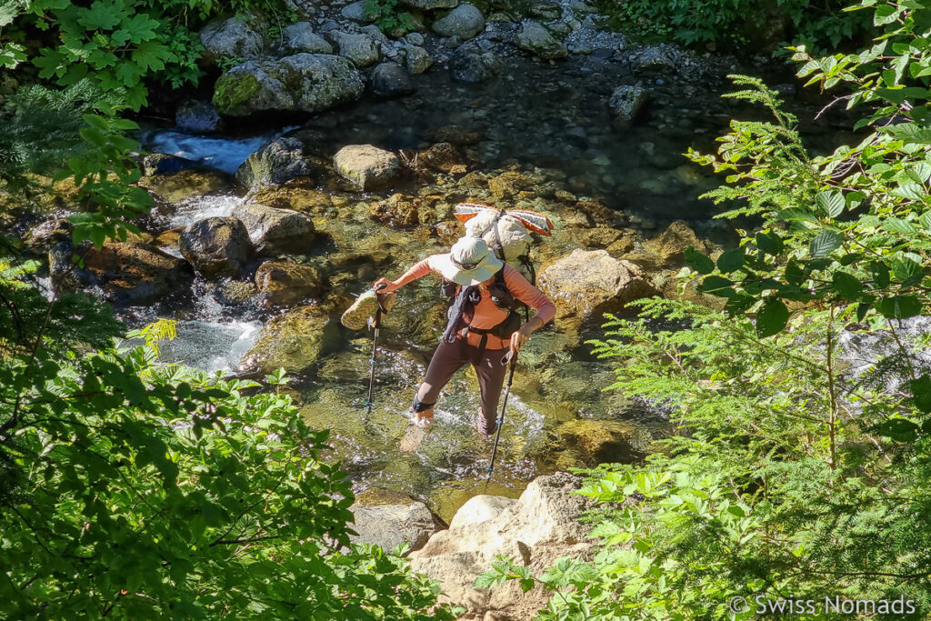 Flussdurchquerung auf dem PCT