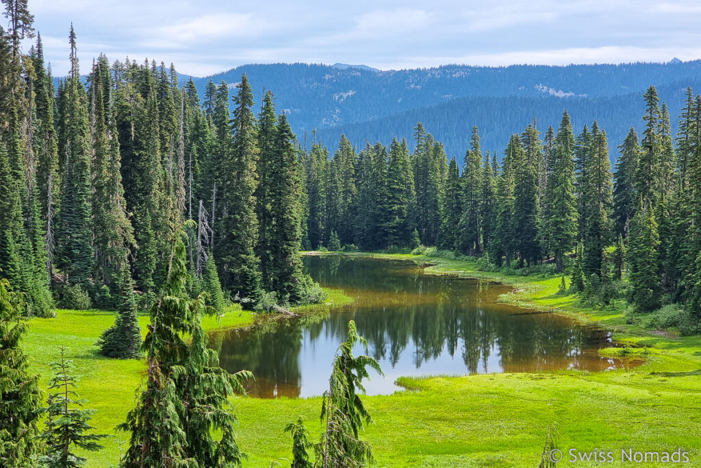 Idyllischer See in Washington