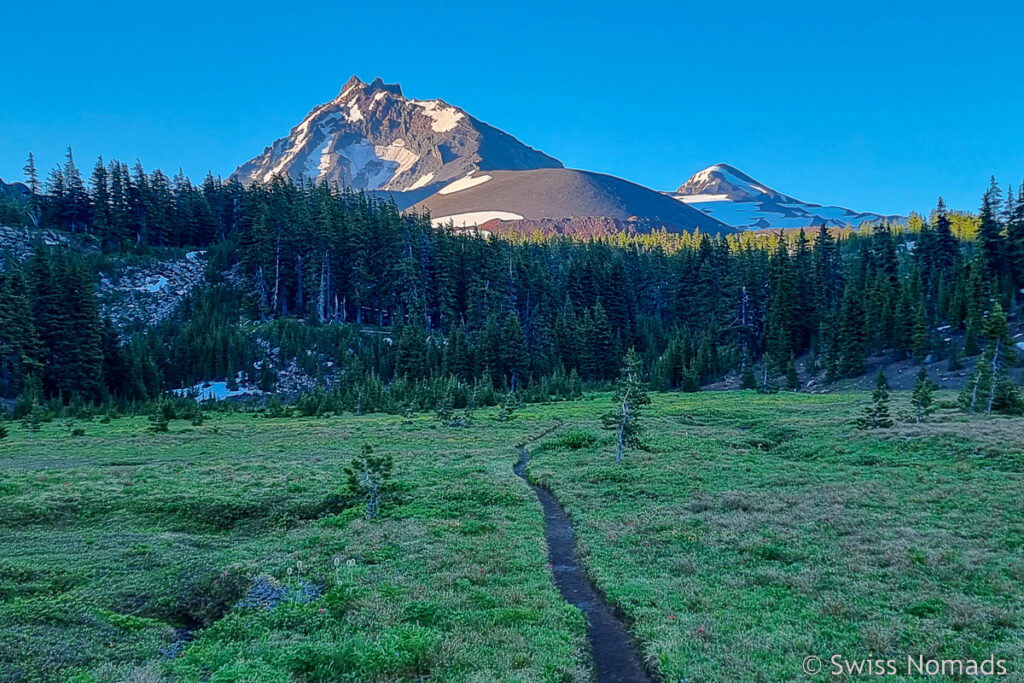 Morgenstimmung bei den Three Sisters in Oregon