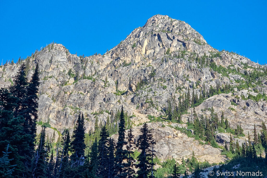 Aufstieg vom Rainy Pass in Washington