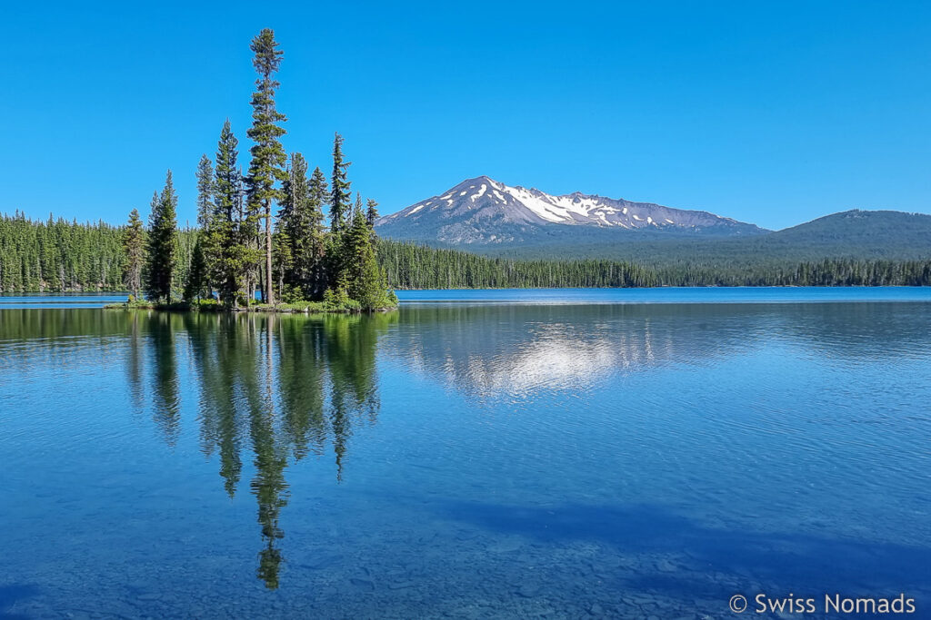 Reflektion am Summit Lake in Oregon 