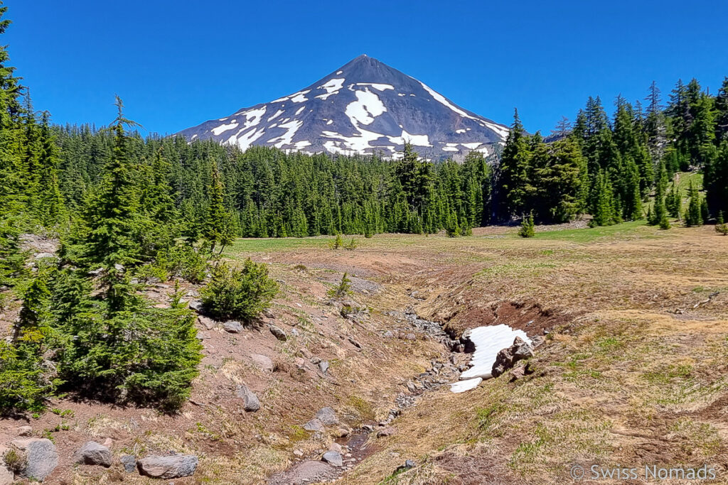 Three Sisters am PCT in Oregon