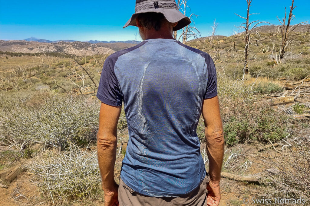 Das T-Shirt auf dem Pacific Crest Trail