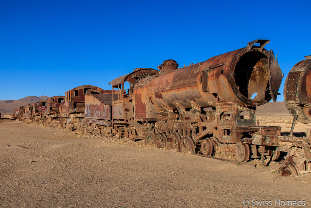 Eisenbahnfriedhof in Bolivien