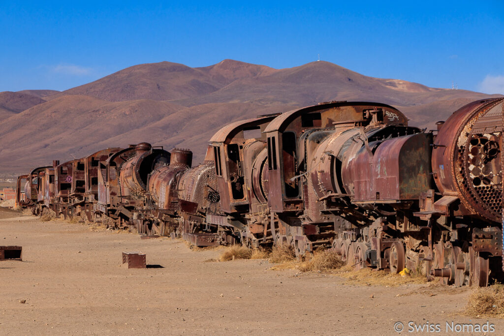 Eisenbahnfriedhof in Uyuni