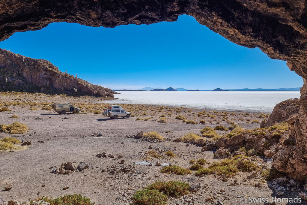 Isla del pescado im Salar de Uyuni-camp