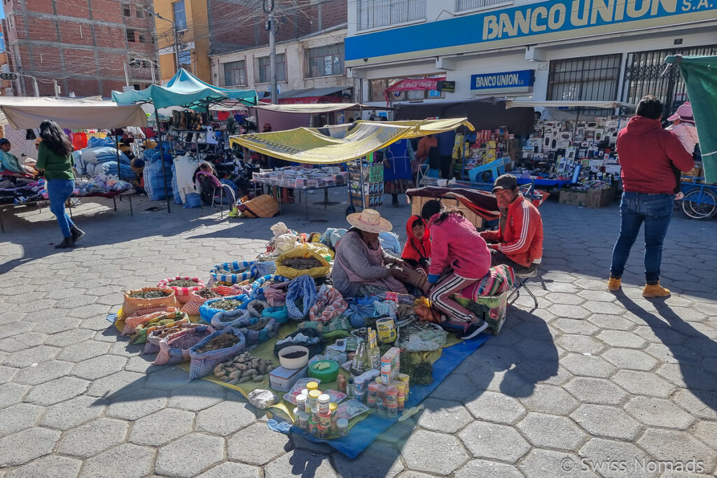 Marktstand in Uyuni