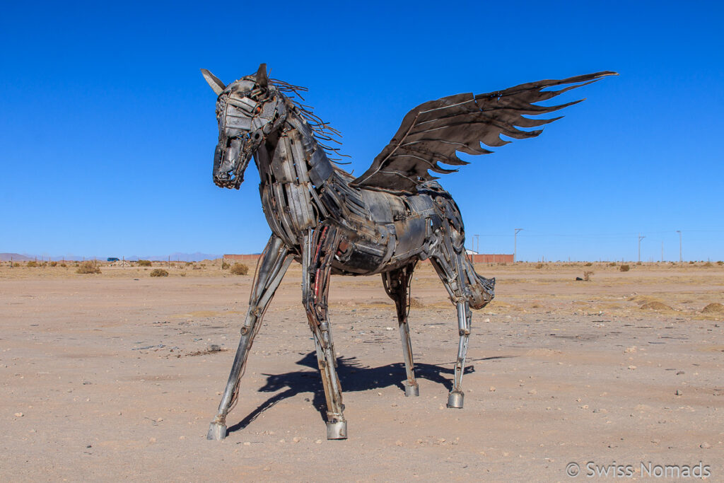 Pegasus Skulptur in Uyuni