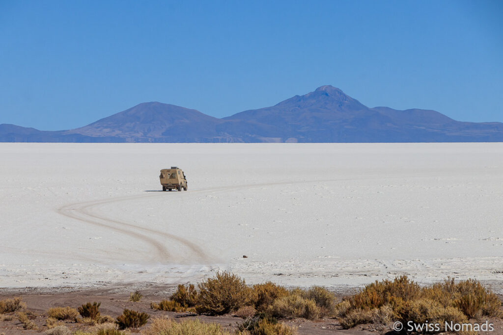 Dunja und Rainer auf dem Salar de Uyuni