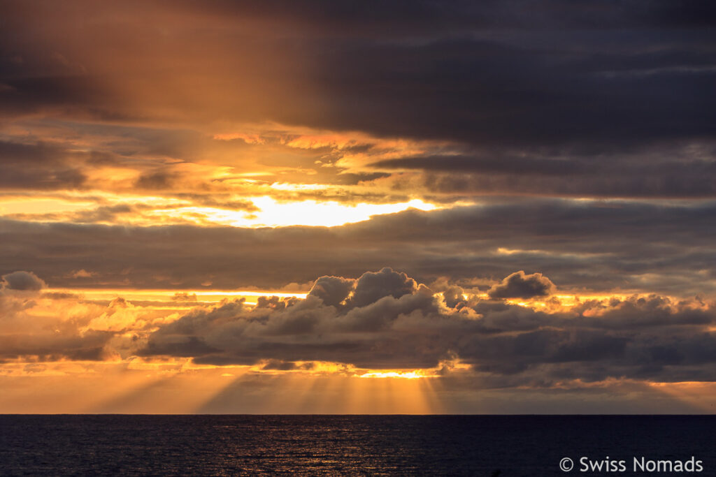 Sonnenuntergang auf Rapa Nui