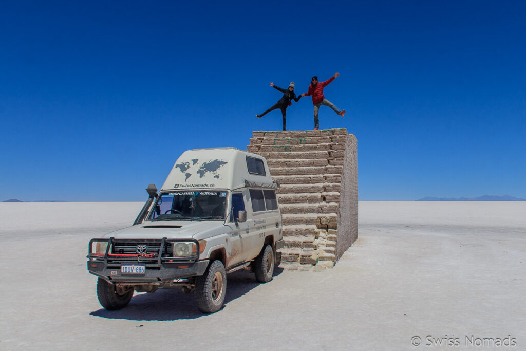 Stairway to heaven auf dem Salar de Uyuni