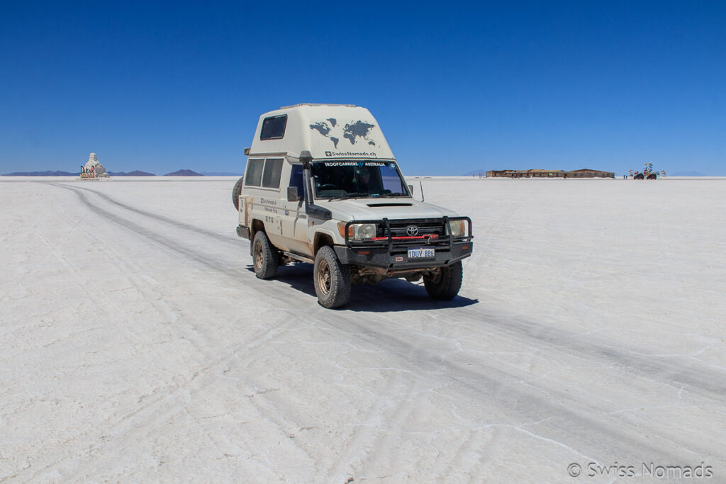 Taku auf dem Salar de Uyuni