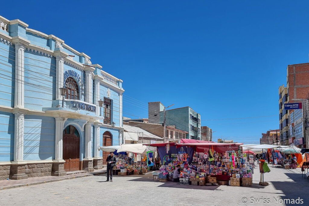 Strassenmarkt in Uyuni 