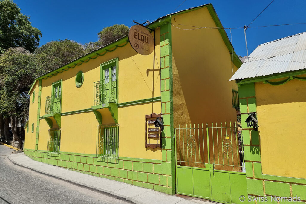 Buntes Haus in Pisco Elqui