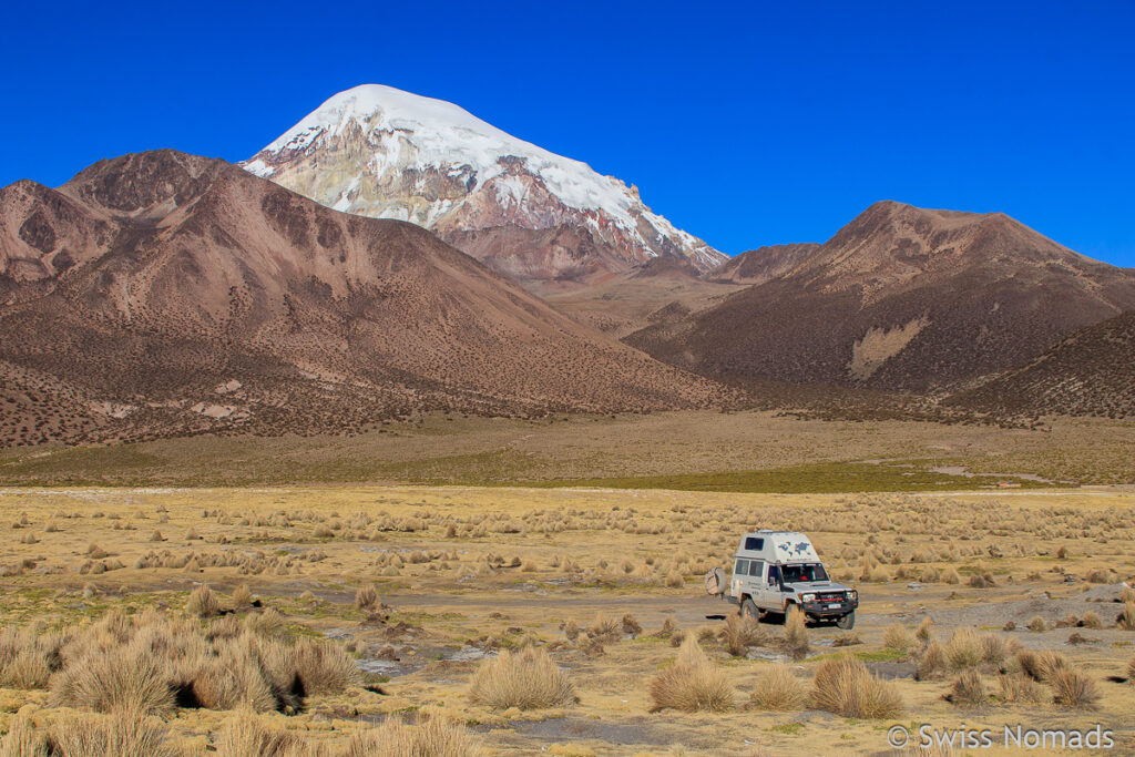 Schlafplatz im Sajama Nationalpark