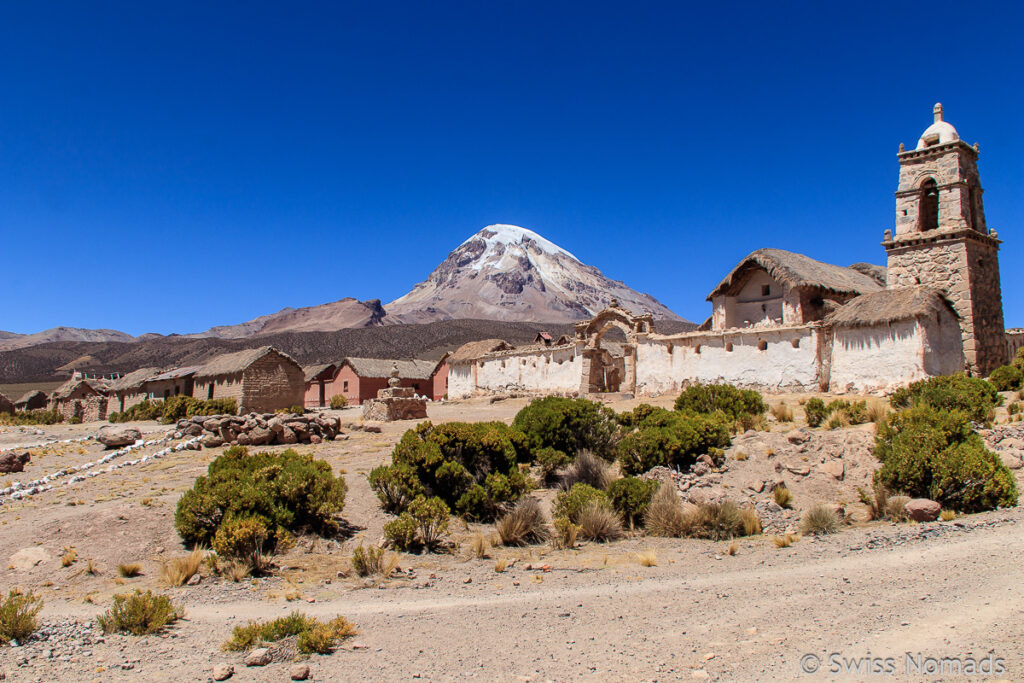 Tomarapi mit Sajama in Bolivien