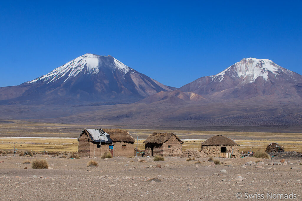 Vulkanberge im Grenzgebiet Bolivien Chile