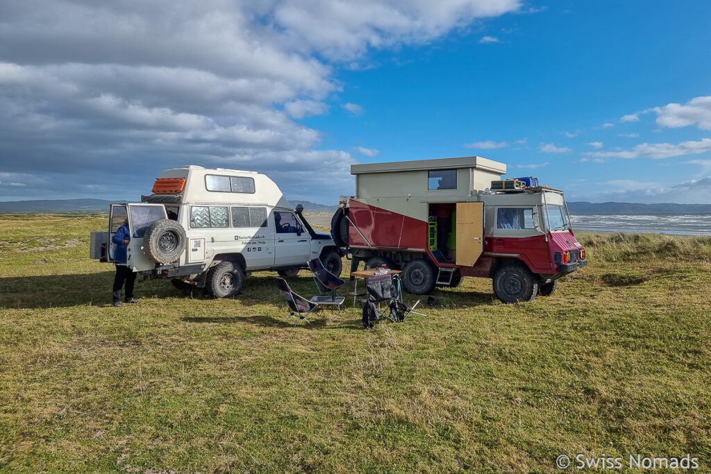 Camp am Strand