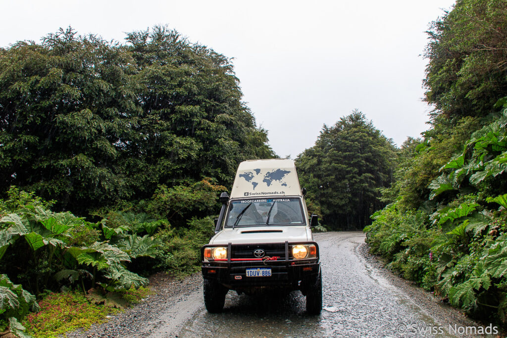 Fahrt entlang des Carretera Austral Roadtrip