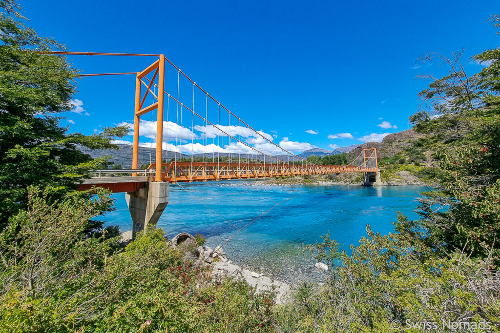 Hängebrücke entlang der Carretera Austral