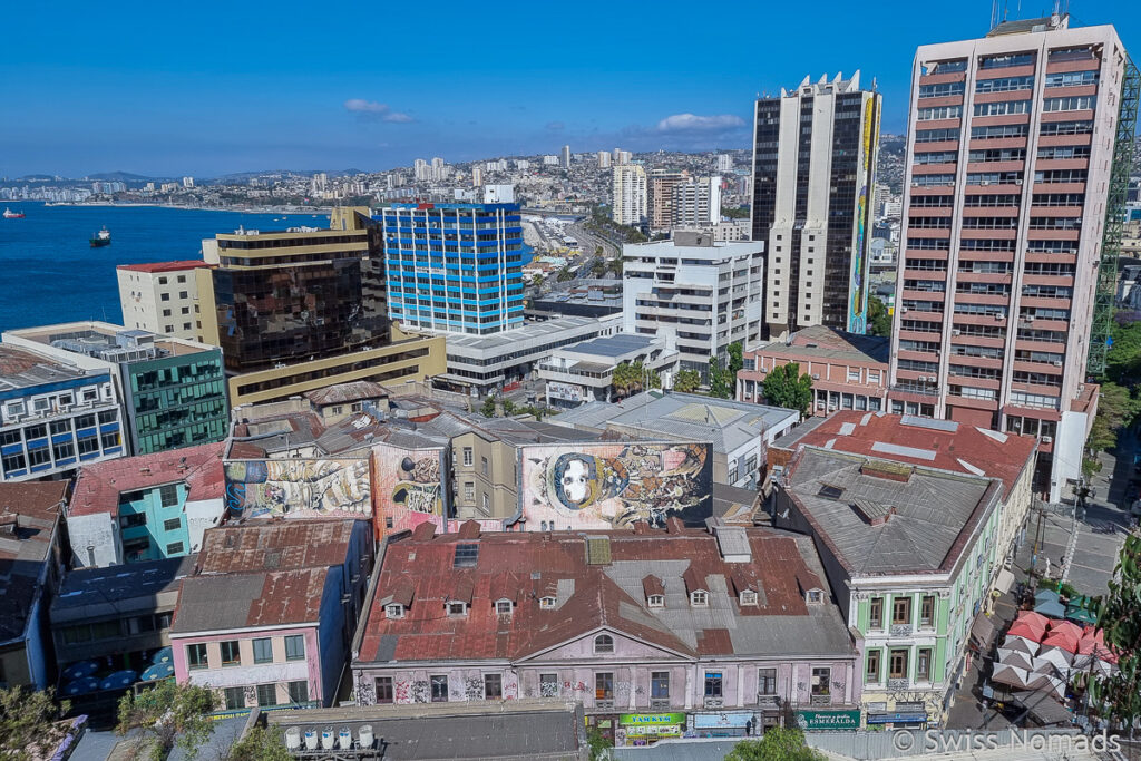 Valparaiso an der Pazifikküste von Zentralchile 