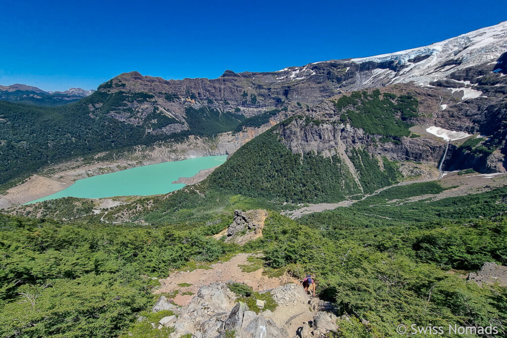 Mirador Glaciar Castaño Overo Wanderung