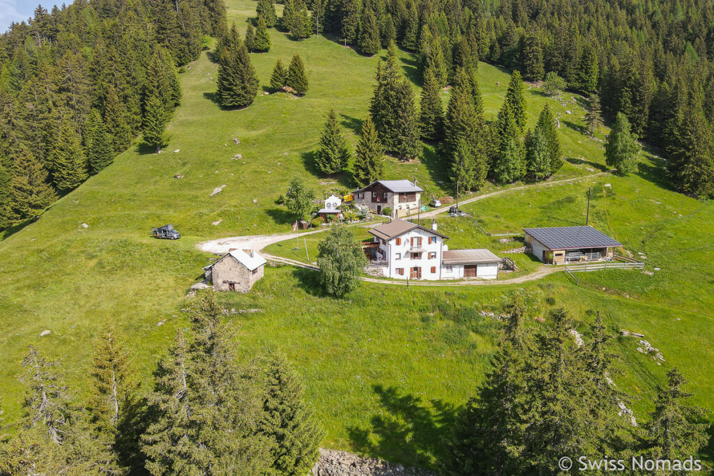 Camping in der Schweiz Alla Meta im Tessin