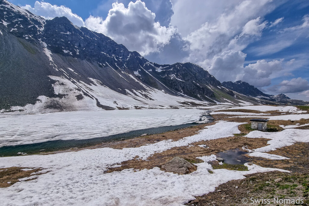 Flüelapass in der Schweiz