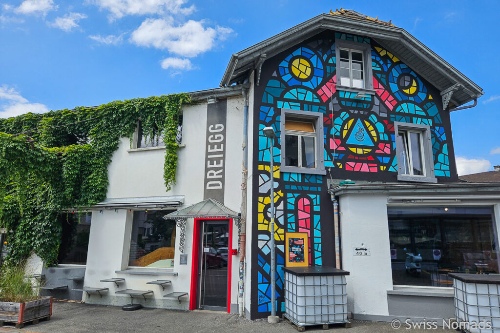 Mural am Restaurant Dreiegg in Frauenfeld