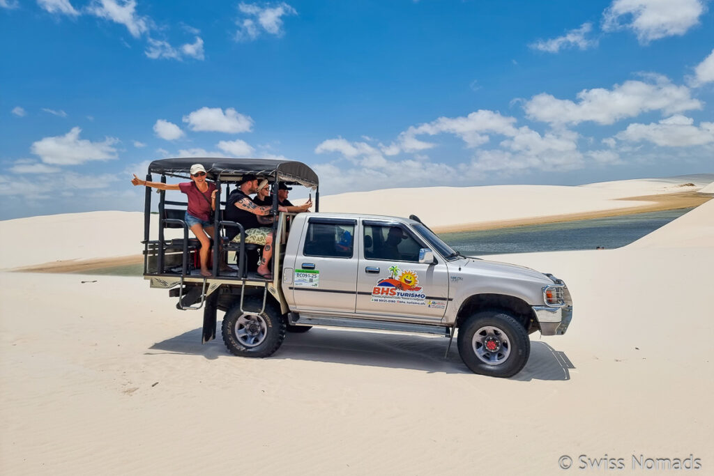 Geländewagen Tour durch die Dünen Landschaft