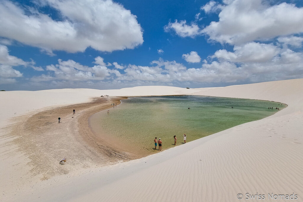 Laguna Azul im Lencois Maranhenses Nationalpark