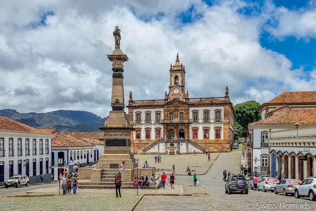 Ouro Preto Sehenswürdigkeiten Praca Tiadentes