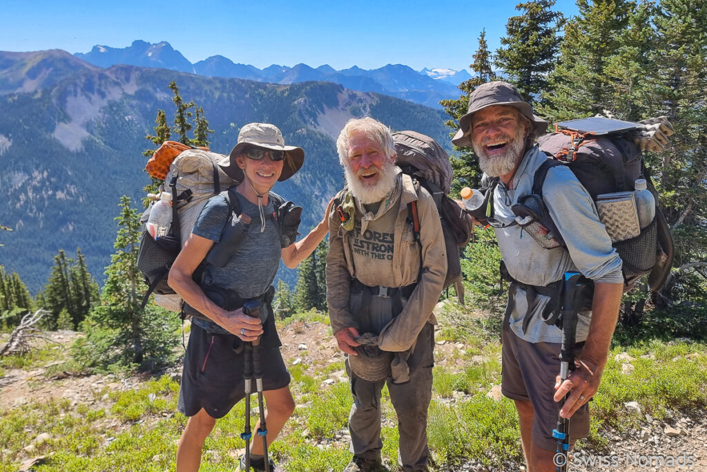 Freunde auf dem Pacific Crest Trail