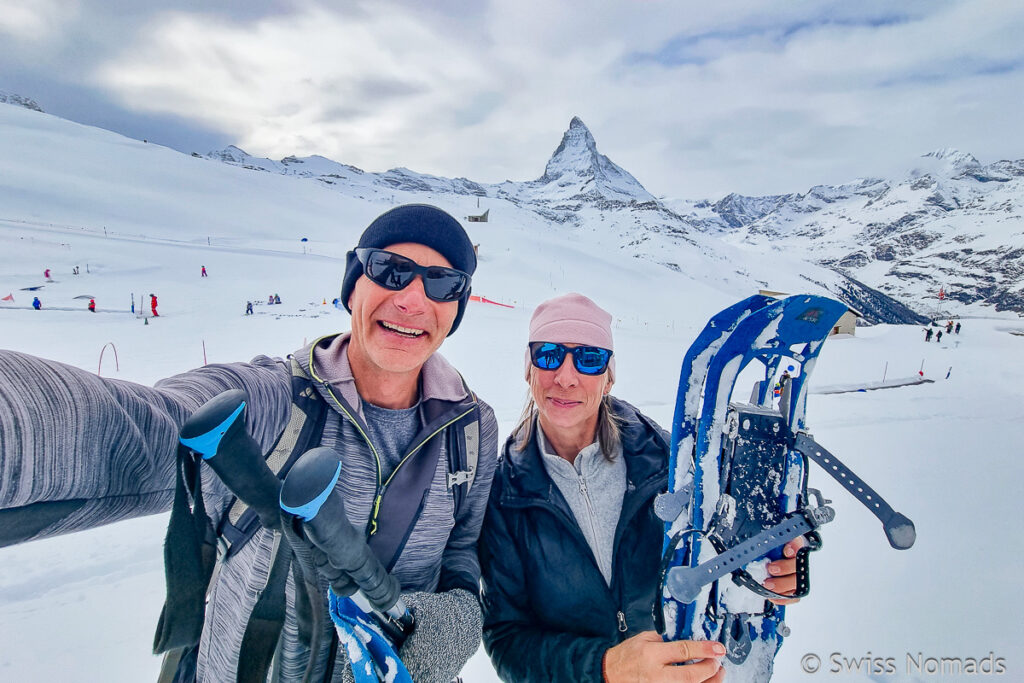 Schneeschuhwandern in Zermatt