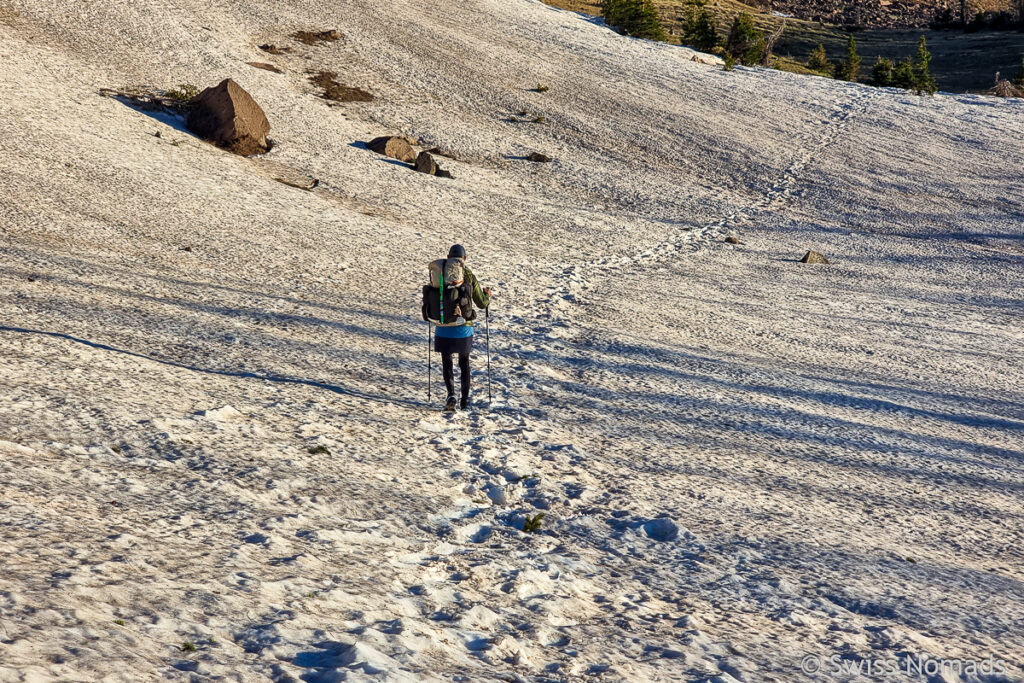 CDT Schneefeld Morgensonne