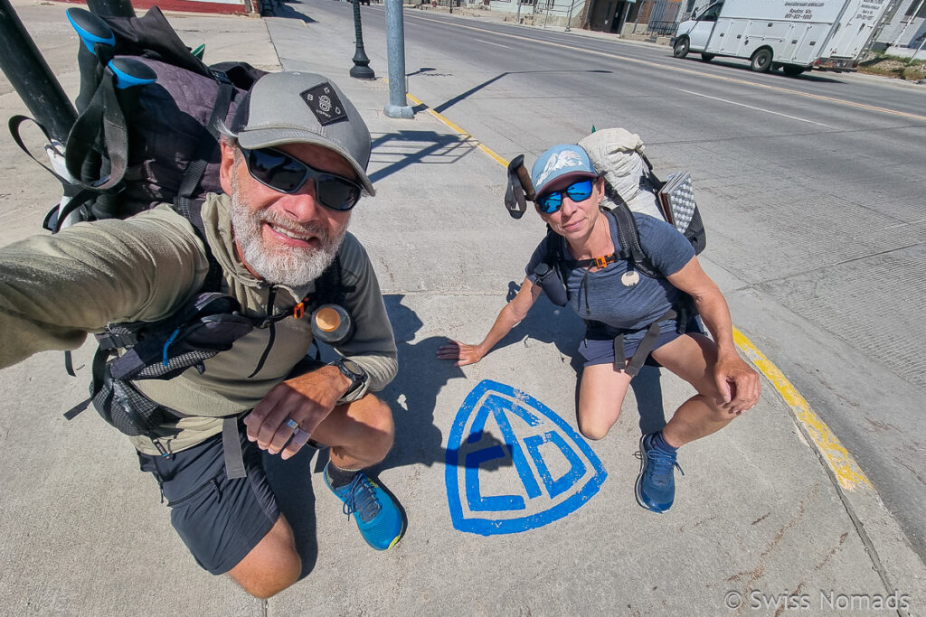 Continental Divide Trail durch Rawlins in Wyoming