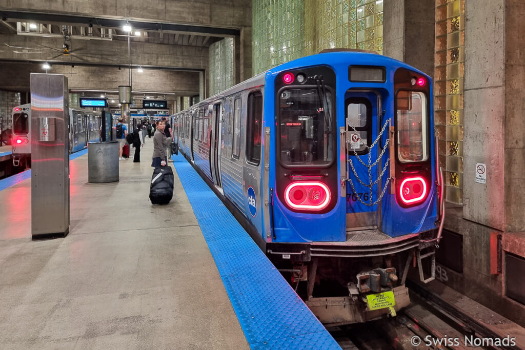 CTA Station am Chicago Airport