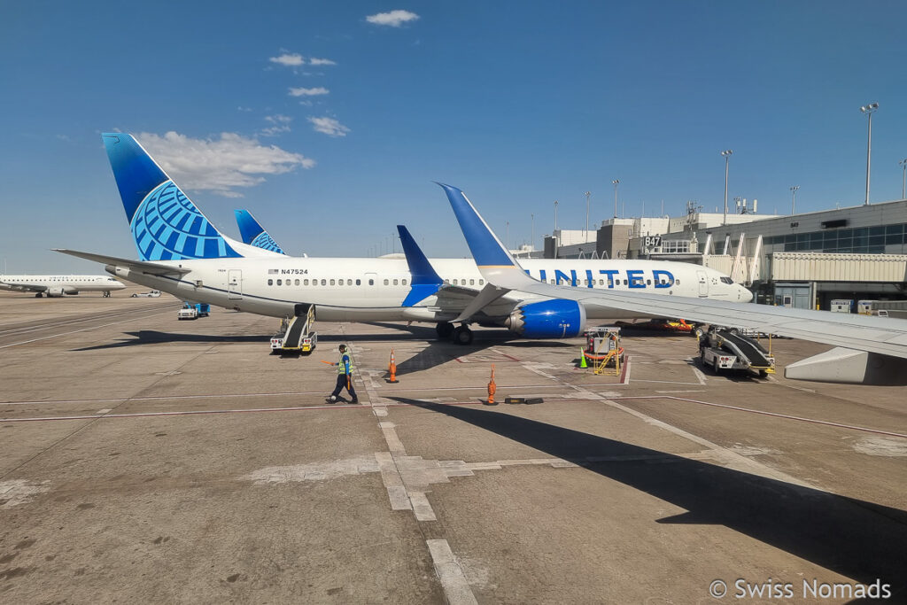 United Flug von Denver nach Chicago