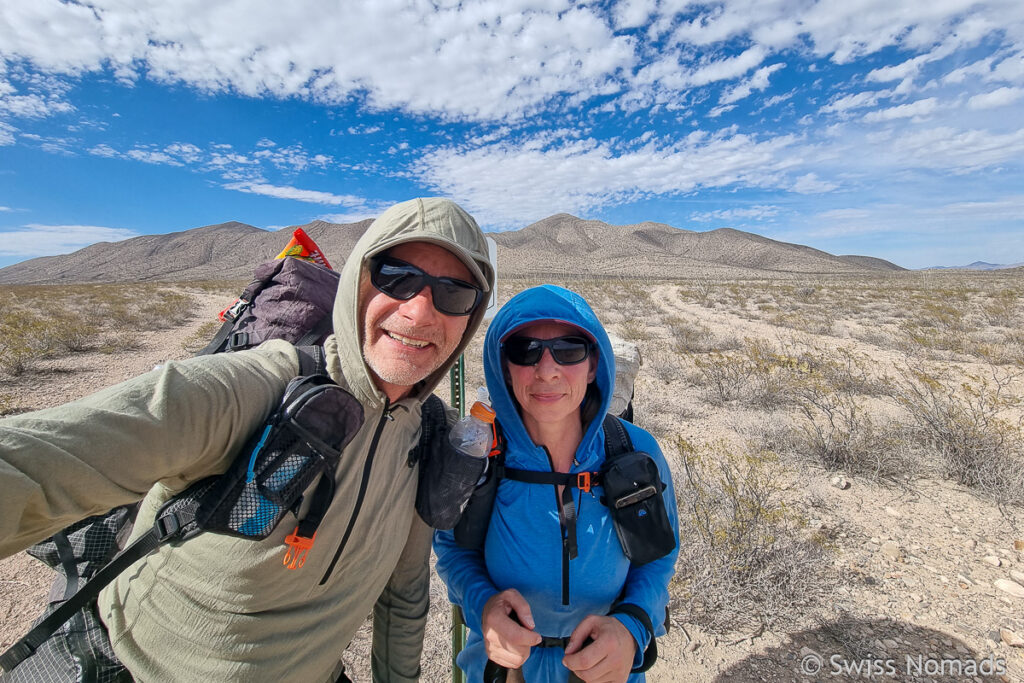 UV-Shirt und Cap als Sonnenschutz beim Weitwandern