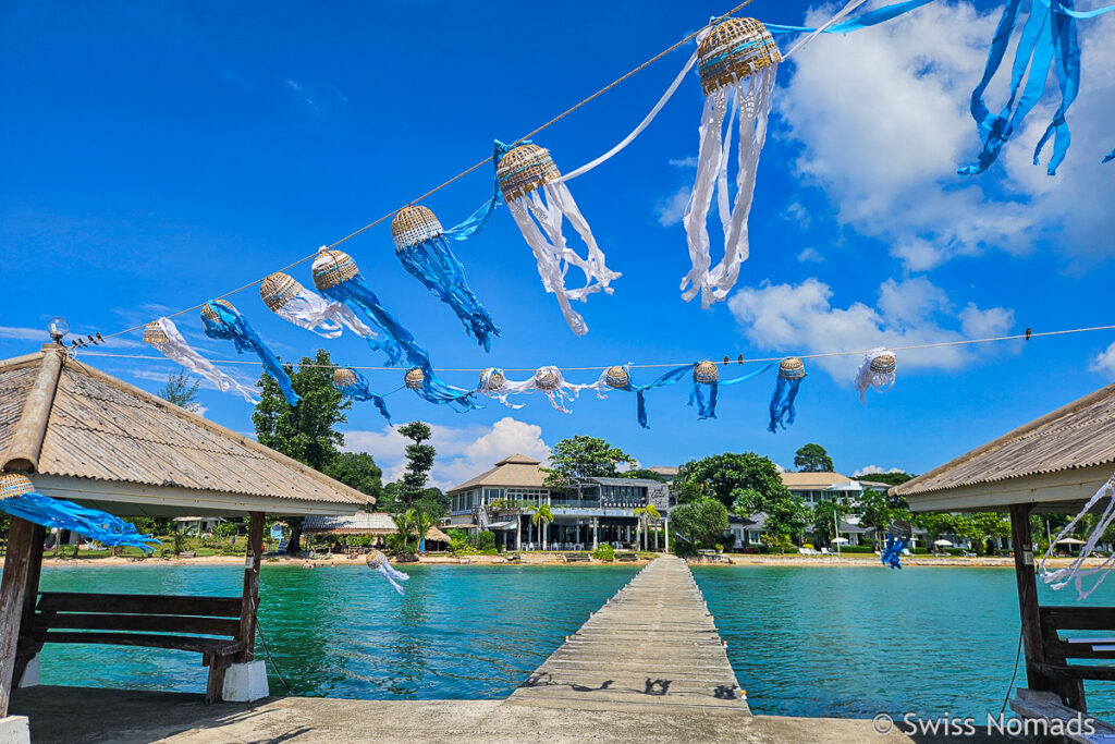 Makathanee Pier auf Koh Mak in Thailand